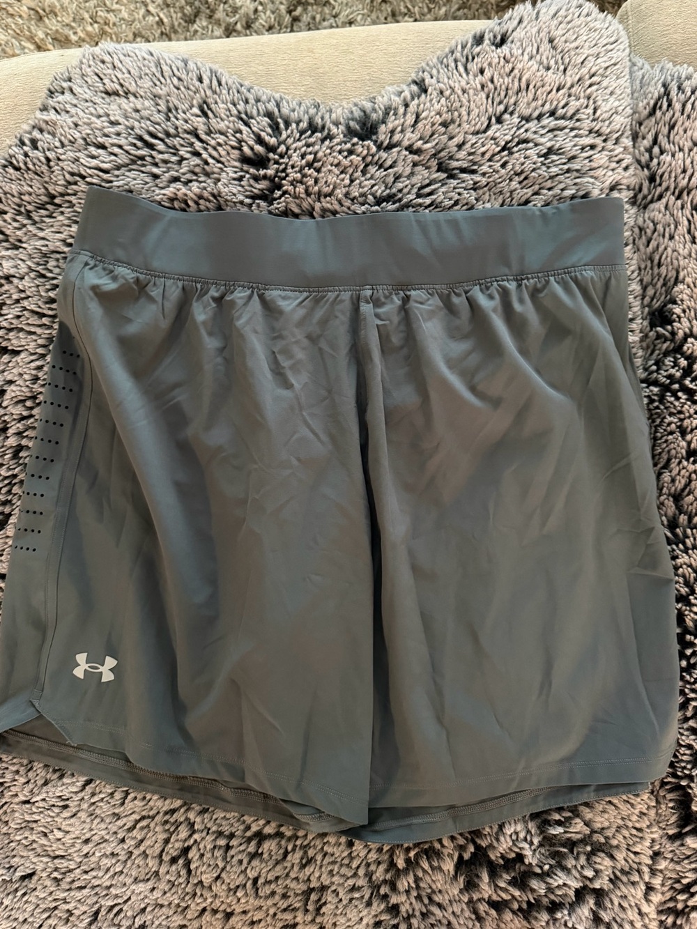 Under Armour Men’s Running Gray Athletic Shorts